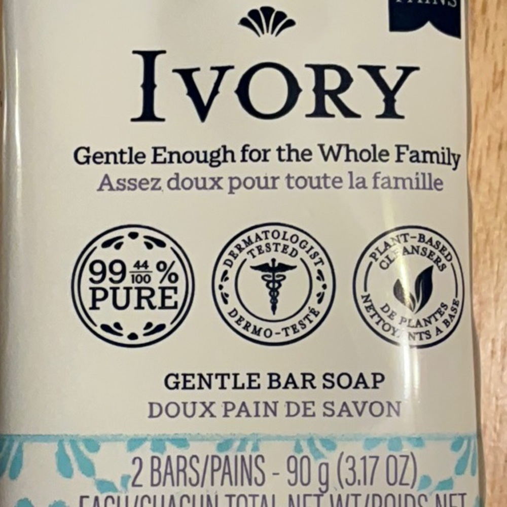 Ivory Palm Size Gentle Bar Soap - White - Picture 6 of 7